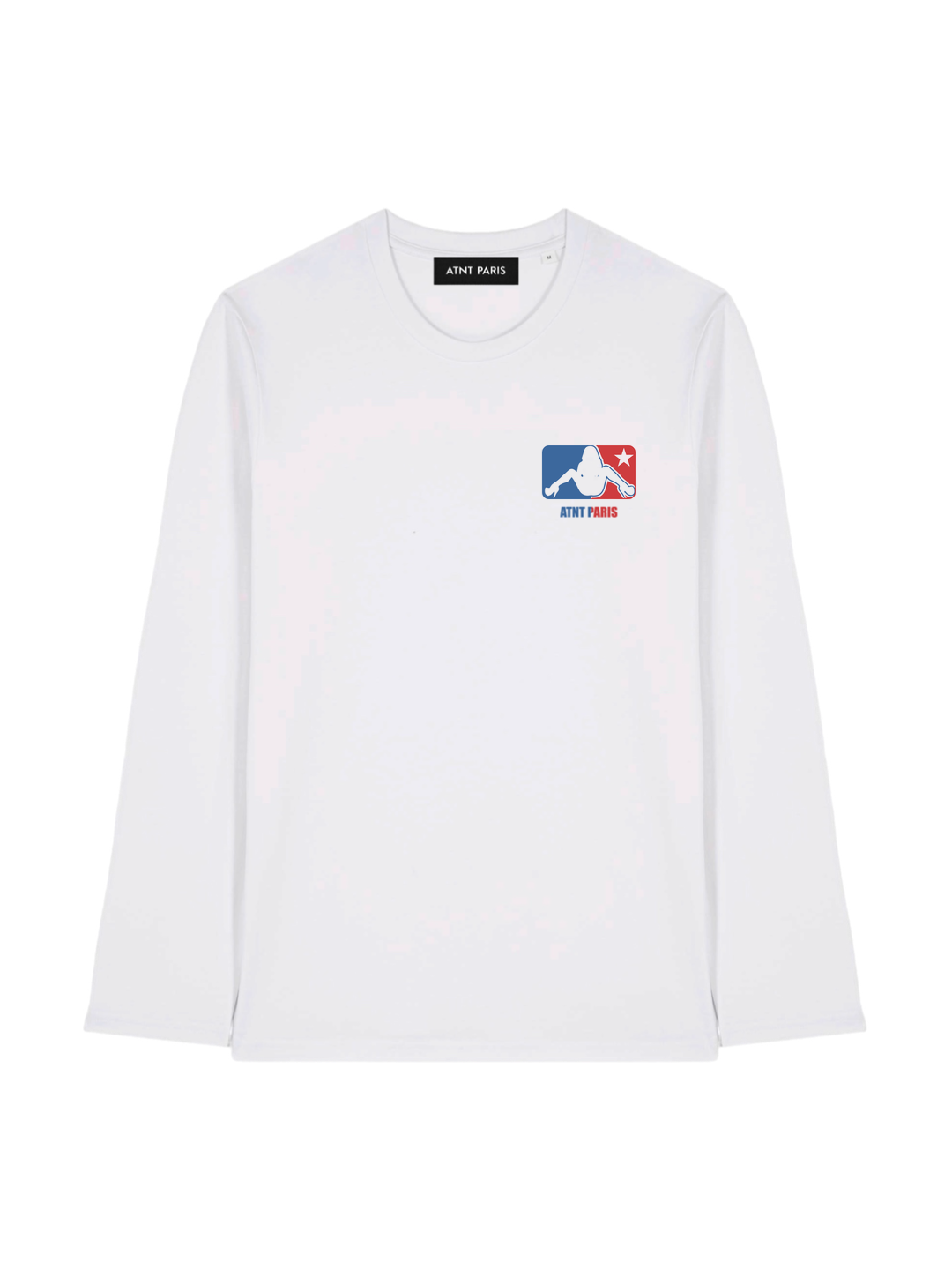 T-Shirt Manche Longue Blanc Fuck The System