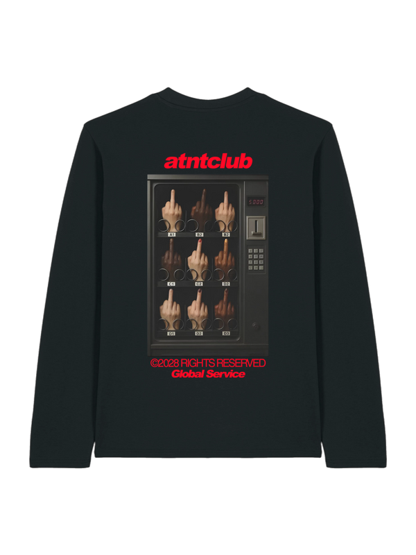 T-Shirt Manche Longue Noir Global Service