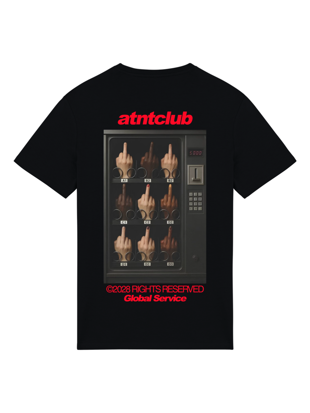 T-Shirt Noir Global Service