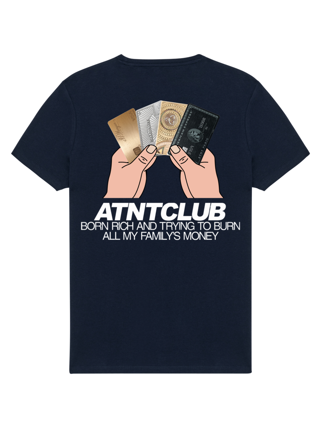 T-Shirt Bleu marine Born Rich