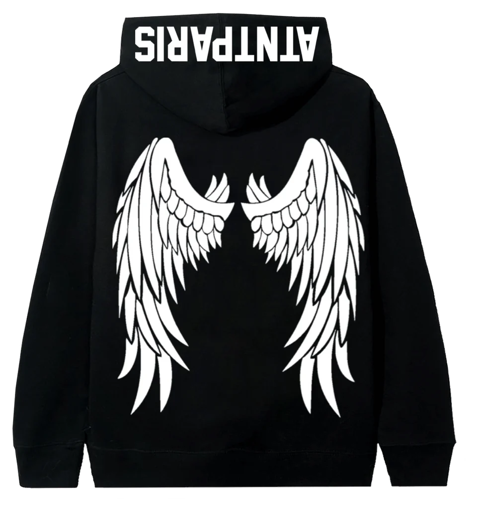 sweat capuche noir Dark Angel atnt paris