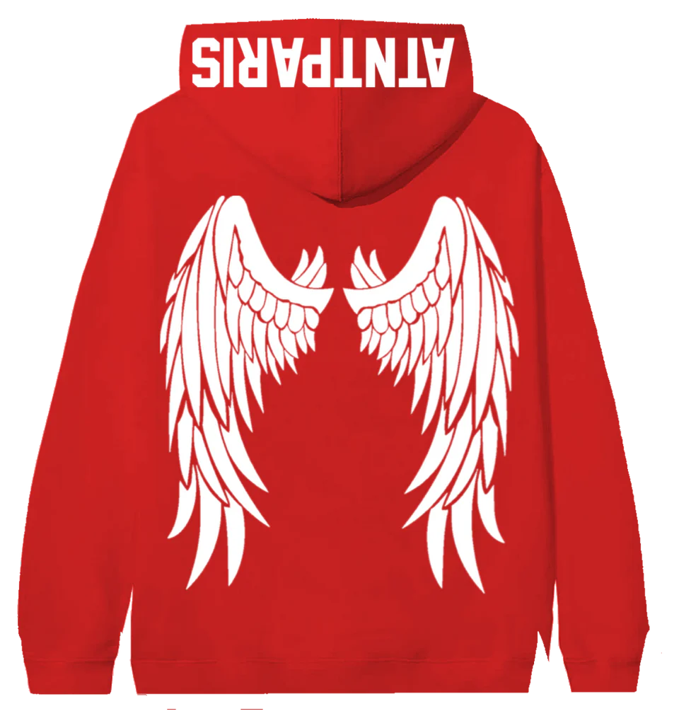 sweat capuche rouge Dark Angel atnt paris