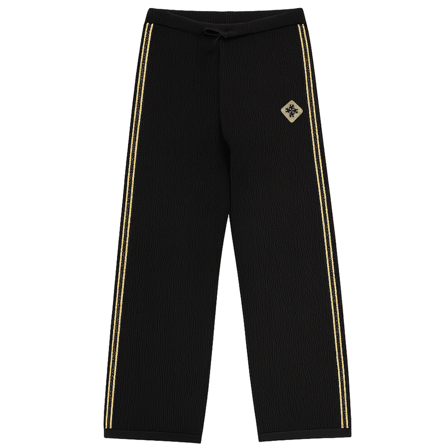 Pantalon de Survêtement Signature Noir  – Détail Crochet