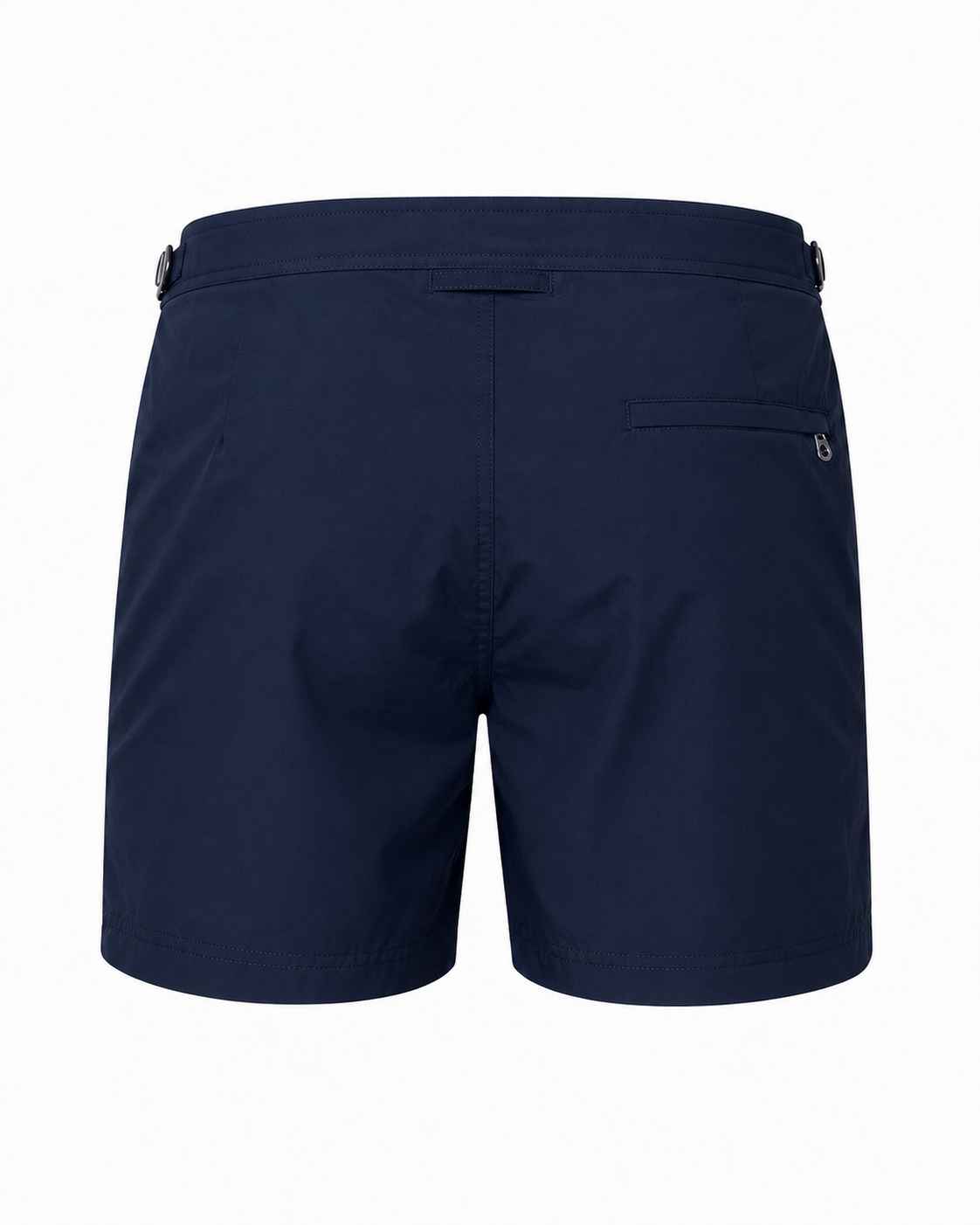 Short riviera bleu marine ATNT PARIS, vue de dos.