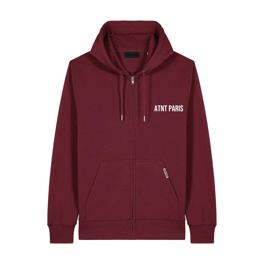 Sweat Zippé Bordeaux –  Essentials