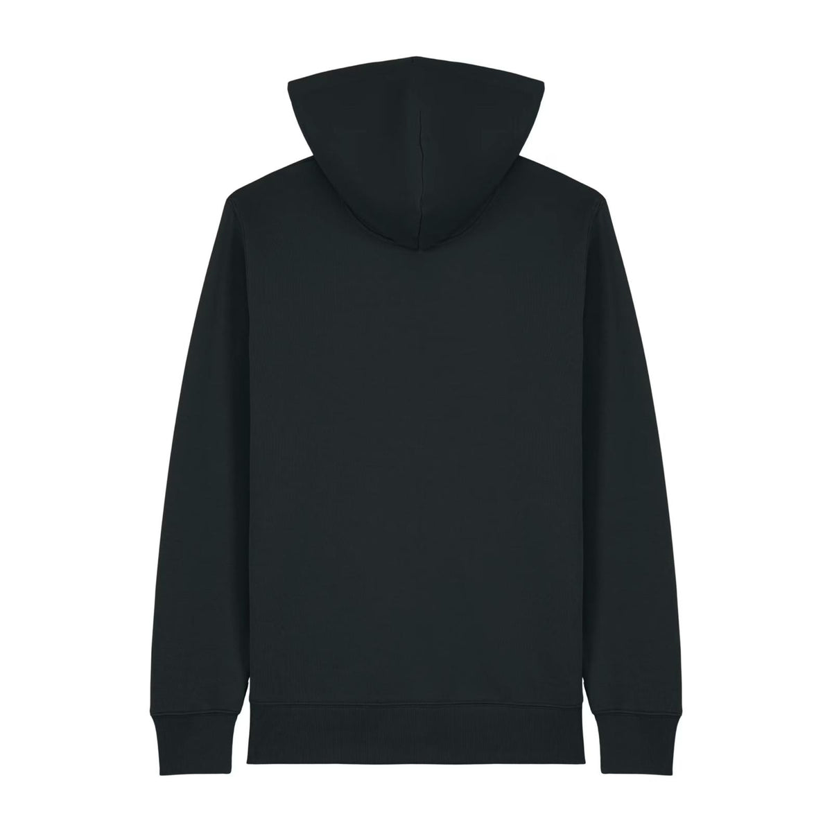 Sweat zippé noir essentials ATNT PARIS, vue de dos.