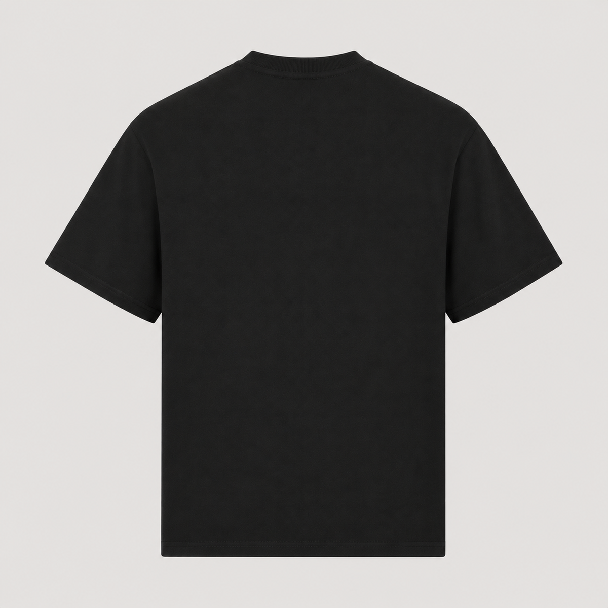 T-shirt noir arche ATNT PARIS, vue de dos.