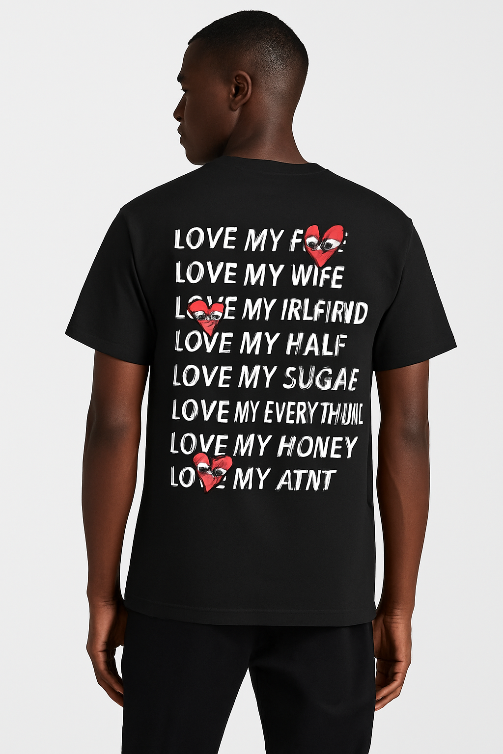 TEE SHIRT UNISEXE LOVE HEART
