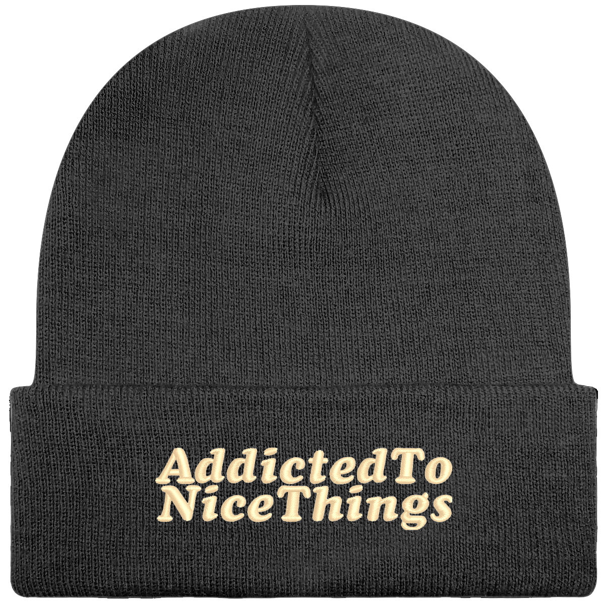 Bonnet à Revers noir basics