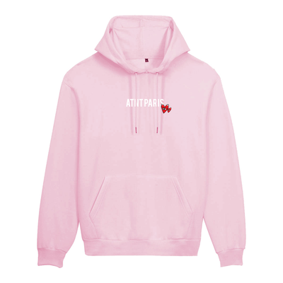 Sweat Capuche Light Pink Love Heart