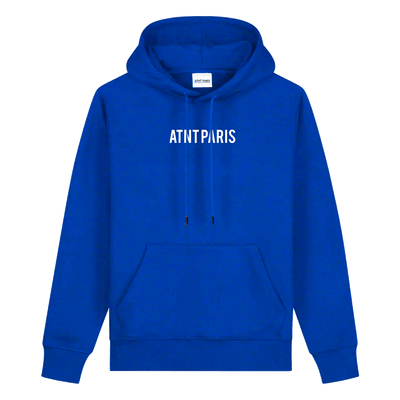 Sweat Capuche Bleu Roi Love Flower
