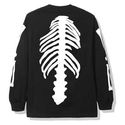 Halloween - T-Shirt manches longues noir Skull